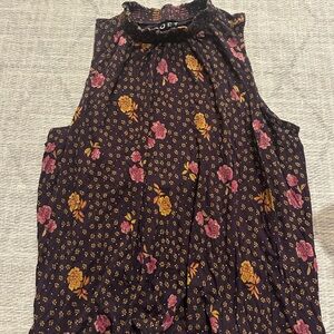 Loft high neckline tank top